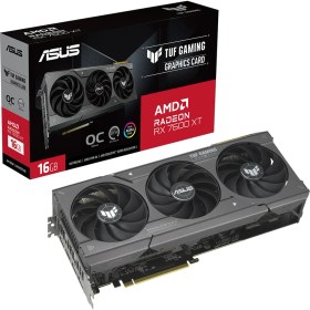 Resim Asus TUF-RX7600XT-O16G-GAMING AMD RADEON RX 7600 XT 16GB GDDR6 128bit OC HDMI 3xDP EKRAN KARTI 