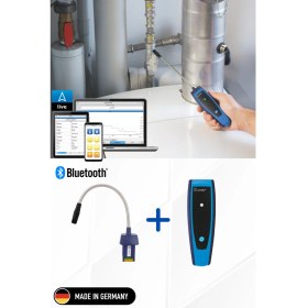 Resim Systronik Capbs GS10 El Tipi Hassas Gaz Kaçak Dedektörü Flex (Bluetoothlu) Metan, Bütan, Propan, Diğer Yanıcı Gazlar 