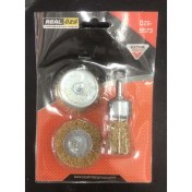 Resim Real Özs Tel Firça Seti̇ 3 Lü ÖZS-9573 