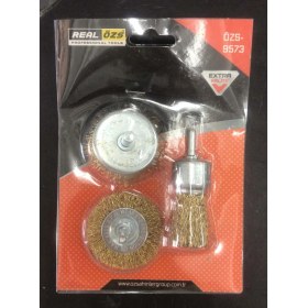 Resim Real Özs Tel Firça Seti̇ 3 Lü ÖZS-9573 