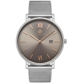 Resim Bigotti Erkek Kol Saati Esbg.b.10300.1 Hasır Kordon 41 Mm Kasa Çapı Gümüş 