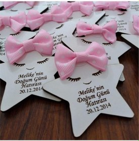 Resim Baskıcı Amca Yıldız Figürlü Ahşap Magnet 