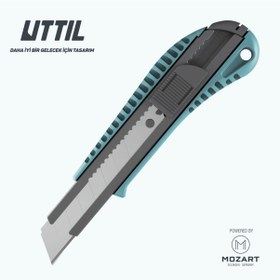 Resim UTTIL Nmuk03 18 Mm Plastik Gövde, Çelik Kızak Maket Bıçağı 