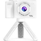 Resim Geeroyoo Çocuklar İçin 1080p Hd 12mp Dijital Fotoğraf Makinesi, 2.4" Ips Ekran, Mini Tripod Ve Şarj Kablosu Dahil 