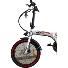 Resim Elektrikli Bisiklet Speedhunters + Kuyruk Lastik Yazısı 8adet Lastik Sticker Rks E-Bike Lastik Stiker Kırmızı 