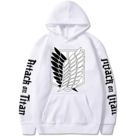 Resim GALASHOP Titan Logo Baskılı Kapşonlu Hoodie 