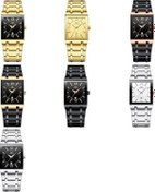 Resim Fngeen 3627 Su Geçirmez Takvim Erkek Kare İzle Beyaz Çelik Beyaz Yüzey Çok Renkli 