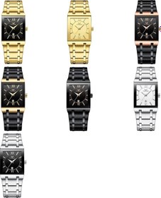 Resim Fngeen 3627 Su Geçirmez Takvim Erkek Kare İzle Beyaz Çelik Beyaz Yüzey Çok Renkli 