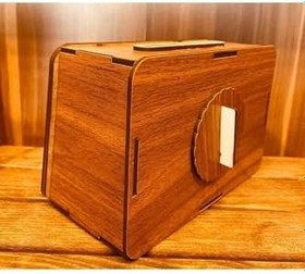 Resim Tip Box Bahşiş Kutusu, Retro Radyo Tasarımı, Ahşap, Kumbara 