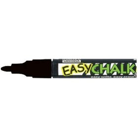Resim Marvy Easy Chalk Marker Sıvı Tebeşir Kalemi Siyah 