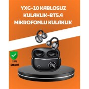 Resim Techno Stock YXG10 Açık Kulak Bluetooth Kulaklık – Klipsli, Güvenli Spor Tasarım, 30 Saat Pil 