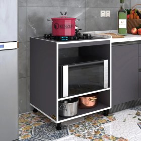 Resim Kenzlife ocak dolabı gülpembe gri 85*70*60 XLARGE hazır mutfak ankastre gömme ocak için 