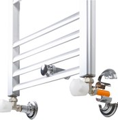 Resim Dıgısu Havlupan Boru Gizleme Aparatı-krom-2 Adet 