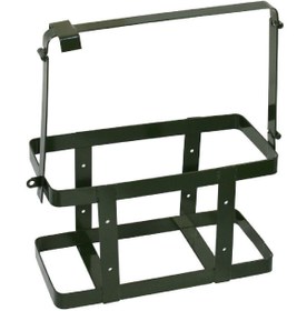 Resim BİTERSE Off Road Araç Aksesuarı Kilit Mekanizmalı 20 Litre Çelik benzin Bidonu Tutucu Sabitlenebilir Sepet 