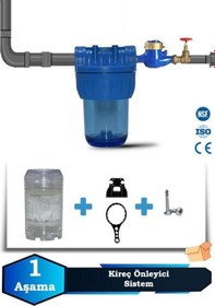 Resim Atlantis Daire Bina Girişi 5 İnch 1 Aşama Su Arıtma Yumuşatma Cihazı(KİREÇ ÖNLEYİCİ SET) 