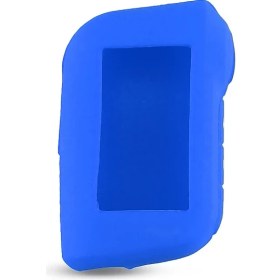 Resim Xiyu Shop Mavi Dandkey Anahtarlık Silikon Kılıf Kaymakam Starline A93 A63 Iki Yönlü Araba Alarm Uzaktan Kumanda A93 A63 LCD Verici (Yurt Dışından) 