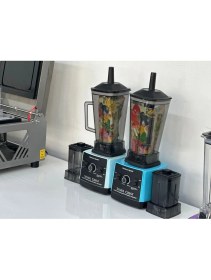 Resim Güçlü 7000W 2,5l Endüstriyel Buz Kırıcı ve Blender, Siyah 