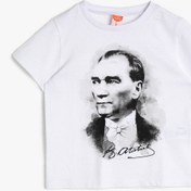 Resim Erkek Bebek Atatürk Baskılı Tişört 