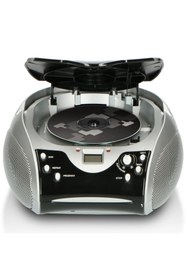 Resim Lenco Scd-24 Siyah/gümüş - Cd Çalarlı Taşınabilir Müzik Seti Stereo Fm Radyo - Siyah/gümüş 