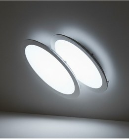 Resim Kdl 407 Slim Led Panel 2'li Spot Gömme 24w 1920 Lümen - Beyaz-6500k 