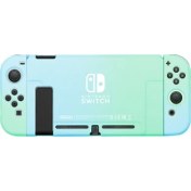Resim Nintendo Switch Koruyucu Kılıfultra Ince Bölünmüş Pc Sert Kılıfımavi-Yeşil (Yurt Dışından) 