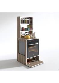 Resim Kenzlife Ankastre Fırın Dolabı Hümeyra Crd 165x60x56 Mutfak Kapak 