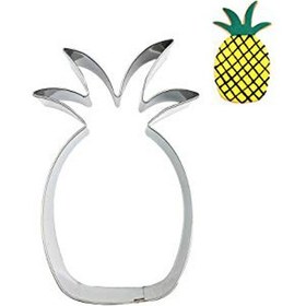 Resim Tahtakaletoptanci Kek Kurabiye Ve Pasta Kalıbı Metal Ananas Şekilli 6X10 Cm 