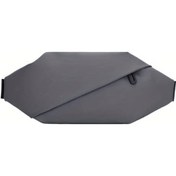 Resim Cordial Gri Minimalist Crossbody Bel Erkekler İçin Su Geçirmez Spor Koşu Bel Çantası Gri 