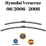Resim Hyundai Veracruz 2006 2007 2008 Uyumlu Ön Cam Silecek Süpürgesi Takımı 600/500mm Silbak Sb2420c 