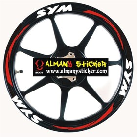 Resim Sym Jant Şeridi,Fiddle Jant Şeridi,Motosiklet Sticker 
