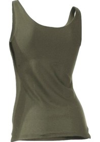 Resim Bulalgiy Kadın Zeytin Yeşili Basic Fit Tişört - Bga092510-zeytin Yeşili Yeşil 
