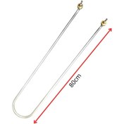 Resim inox rezistans Benmari Rezistansı 80 Cm Kıvrık Çıkış Adet 