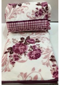 Resim Sarar Rosery Çift Kişilik Battaniye Gülkurusu Gülkurusu 