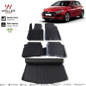 Resim Hyundai I20 Paspas Bagaj Havuzu 2021 Sonrası 3D Wöller 