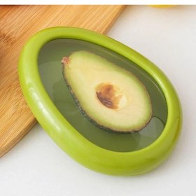 Resim Avokado Şeklinde Esnek Yiyecek Saklama Kutusu 