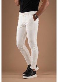 Resim Slimfit Dar Paça Bilekten Astarsız Yazlık Ince Kumaş Erkek Spor K 