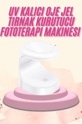 Resim Ronanna Mini Taşınabilir Kalıcı Oje Jel Tırnak Kurutucu Fototerapi Makinesi 