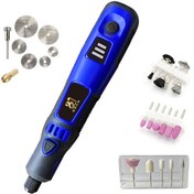 Resim Ximistore9 "şarjlı Mini El Taşlama Makinesi - 3 Hız Ayarlı, 24 Parça Aksesuarlı, Hassas Dıy İşler İçin" 