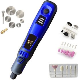 Resim Ximistore9 "şarjlı Mini El Taşlama Makinesi - 3 Hız Ayarlı, 24 Parça Aksesuarlı, Hassas Dıy İşler İçin" 