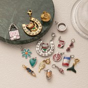 Resim 1 adet moda retro bohemian tarzı kolye ucu, kalp şekilli gözlük, U şeklinde kedi, balık kuyruğu, ayçiçeği, 304 paslanmaz çelik 18K altın kaplama, anahtarlık, çanta ve takı gibi DIY aksesuarlar için uygun, gençler için ideal, Noel için mükemmel, Şükran Günü hediyesi 