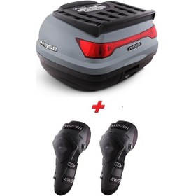 Resim Wogen Wg52 Premium Arka Çanta 52 Litre Nardo Gri + Karbon Dizli Siyah 