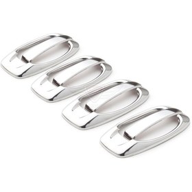 Resim Peugeot Bipper Kapı Kolu + Çerçeve 2011- Paslanmaz Çelik 