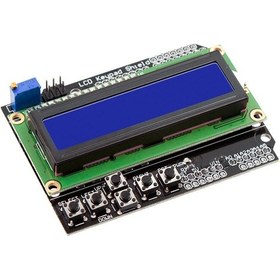 Resim 1602 Lcd Keypad Shield 16x2 Ekran Arduino İle Uyumlu 
