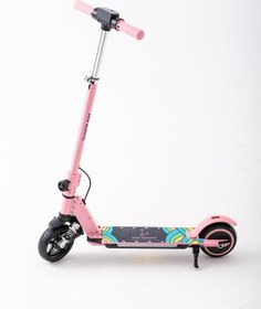 Resim MODAONN MİNİ BONİTO Çocuk Katlanabilir, LED Işıklı, Amortisörlü Elektrikli Scooter – Ayarlanabilir Direksiyo 