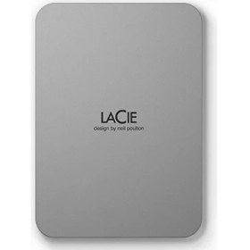 Resim Lacie Mobile Drive Moon 2 Tb, Taşınabilir Harici Sabit Sürücü, 2,5 Inç, Mac ve Pc, Gümüş, Dahil. Veri Kurtarma Hizmeti (STLP2000400) 