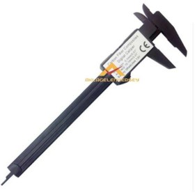 Resim abnturk Süper Hassas Dijital Ölçme Aleti Kumpas Karbon Fiber Gövde Lcd Ekran Elektronik Digital Kumpas 