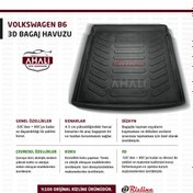 Resim Rizline Volkswagen B6 3d Bagaj Havuzu+araç Kokusu 