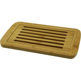 Resim MiraLive Izgaralı - Hazneli Ahşap Bambu Kesim Panosu 21X36CM (K95) 