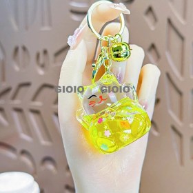 Resim Silver1 Renkli Degrade Papyon Ayı Araba Anahtarlık Sevimli Anahtar Çekicilik Çanta Çekicilik Karikatür Erkek ve Kadın Aksesuarları (Yurt Dışından) 