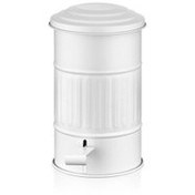 Resim Çöp Kovası Banyo Beyaz 5 Lt The Mia